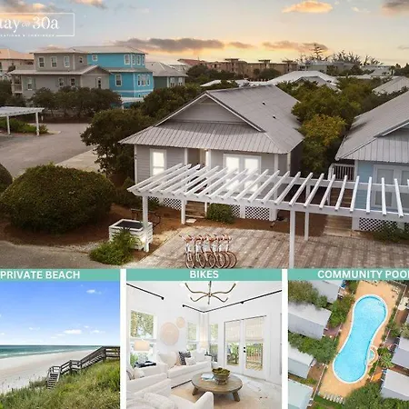 Camp Creek Cottage By Stay On 30A- Pool, Bikes, Private Beach Access